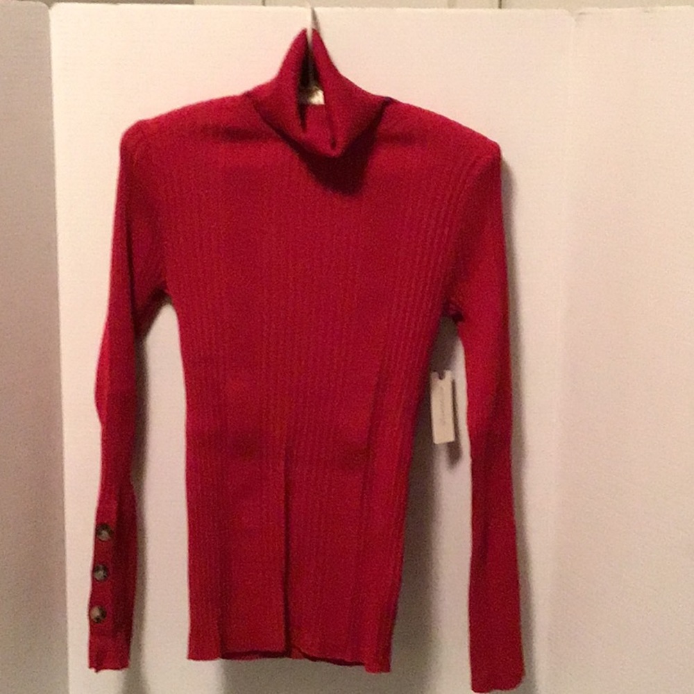 christmas red turtleneck